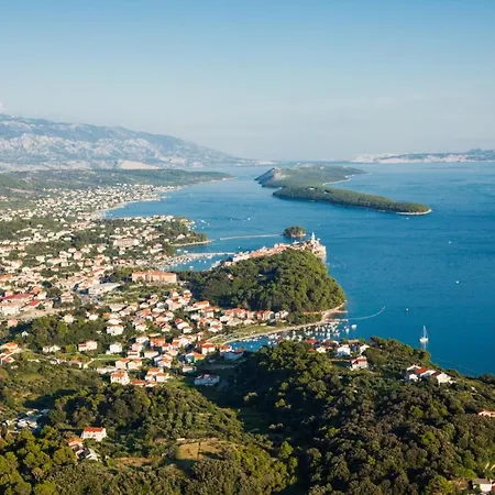 アパート In With Sea View, Terrace, Air Conditioning, Wi-fi Kampor